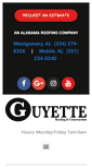 Mobile Screenshot of guyetteroofing.com